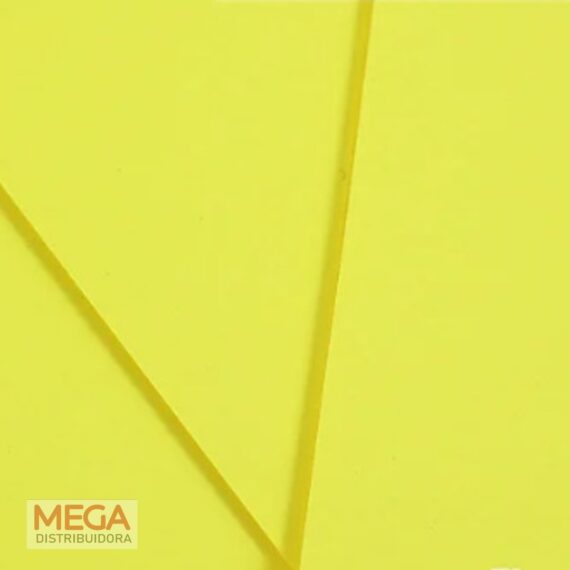 PAPEL A4 NEON AMARELO 180G