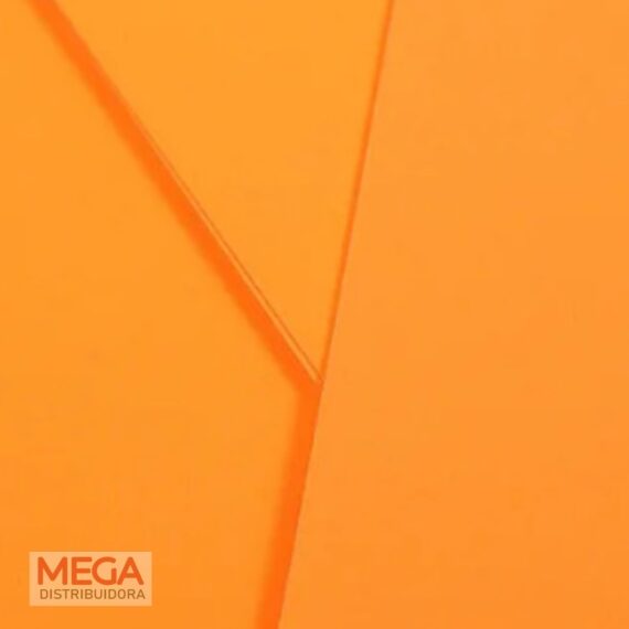 PAPEL A4 NEON LARANJA 180G