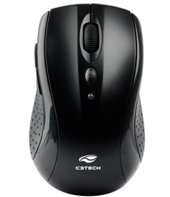 Mouse Sem Fio C3tech M-W012 II, USB RC Nano, Preto