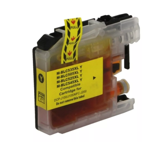 CARTUCHO BROTHER LC505 AMARELO COMPATIVEL