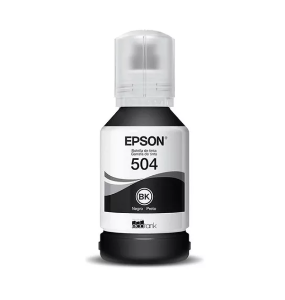 TINTAS EPSON 504 127ML PRETO ORIGINAL