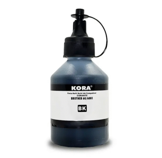 Refil Bulk Ink Brother 60/6001 BK - 108ML Compatível