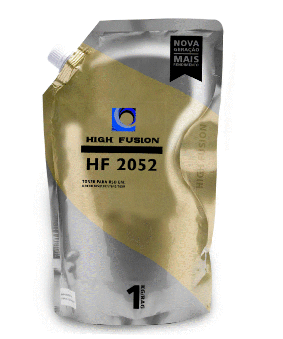 Pó de Toner Samsung HIGH FUSION HF2052 Universal BAG 1KG