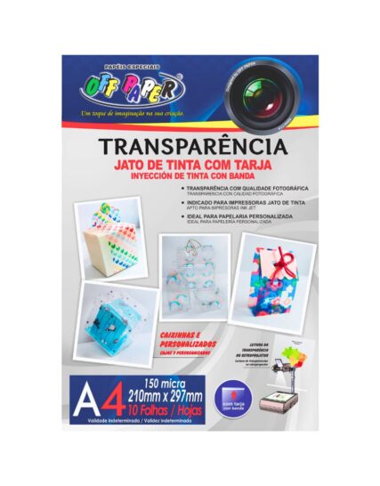 Essa transparência é ideal para uso em impressoras a laser ou jato de tinta, permitindo a impressão de documentos com alta definição. Com uma tarja de 150 micra, ela oferece maior resistência e durabilidade, evitando rasgos e danos durante o manuseio.